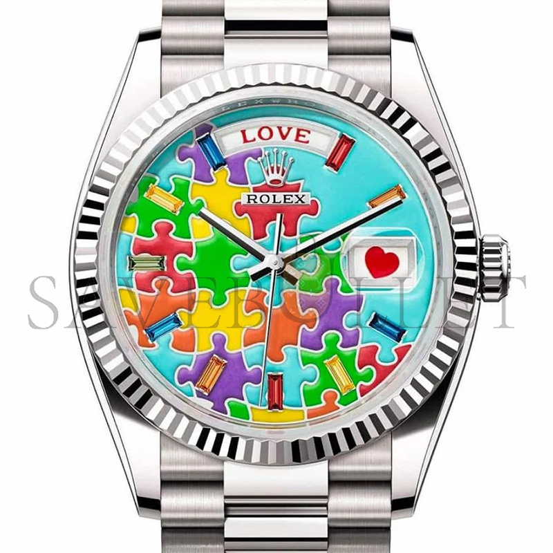 ROLEX OYSTER PERPETUAL DAY-DATE 36MM 128239-0056